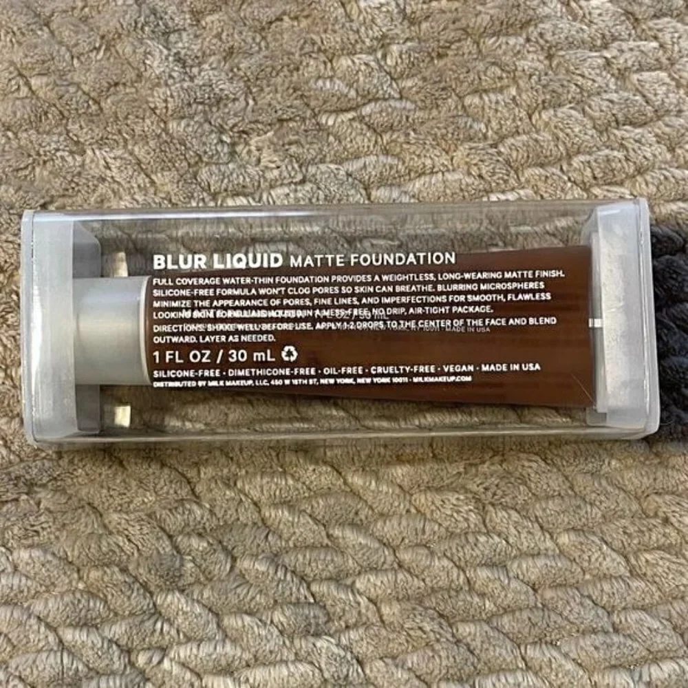 Milk Makeup Blur Liquid Matte Foundation in Deep NWT